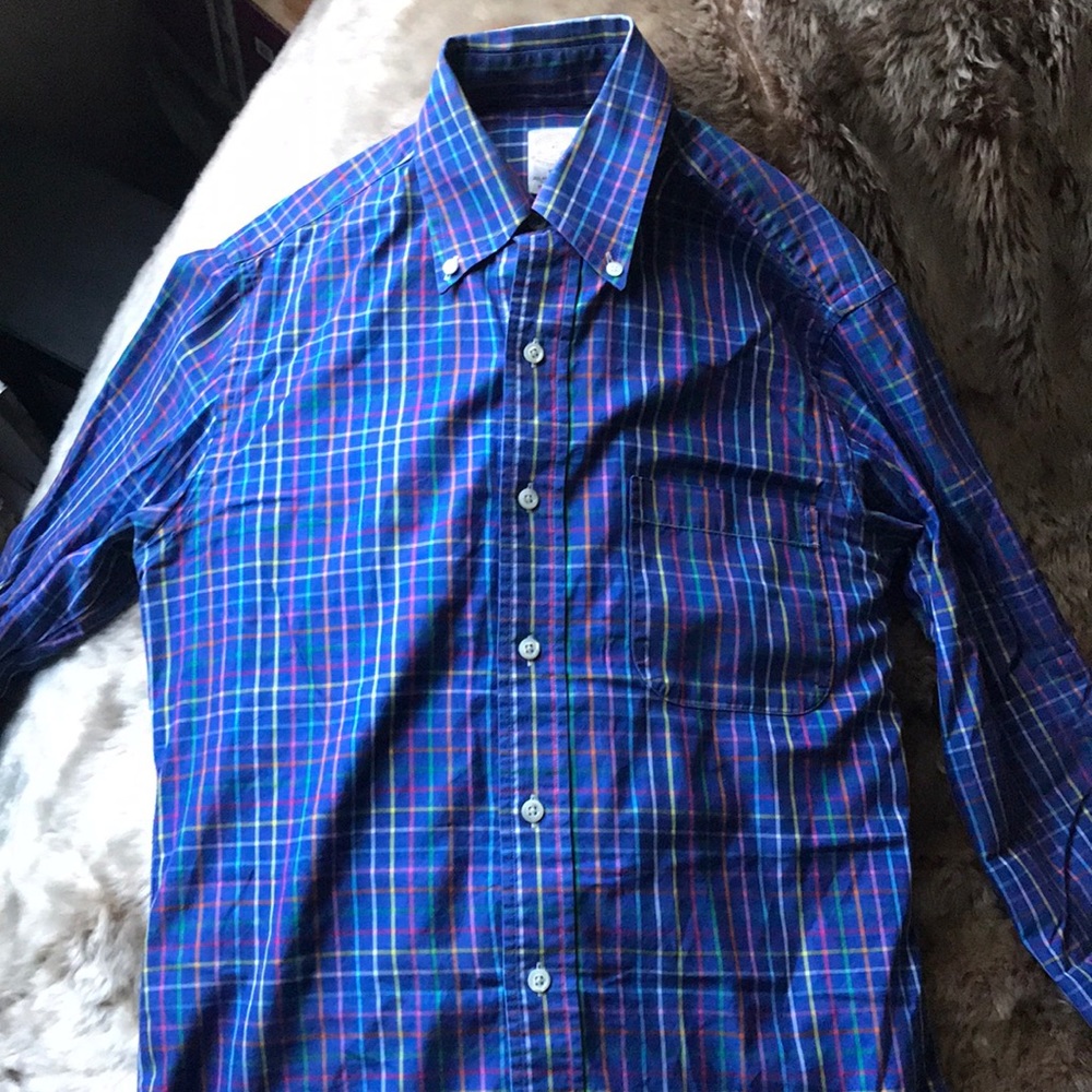 Original Penguin Dress Shirt Windowpane window